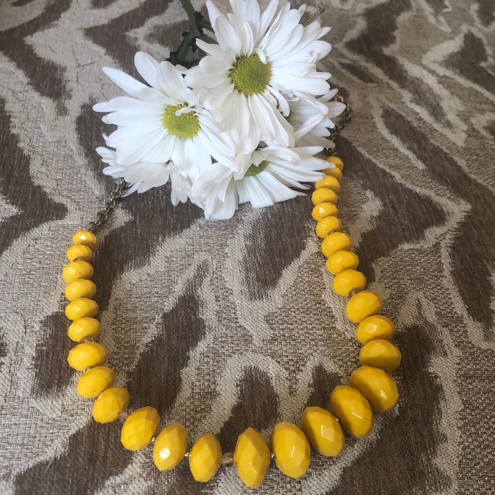 Yellow Fashion necklace
